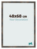 Photo Frame 48x68 cm Oxidized Metal MDF Bologna Front Size | Yourdecoration.com