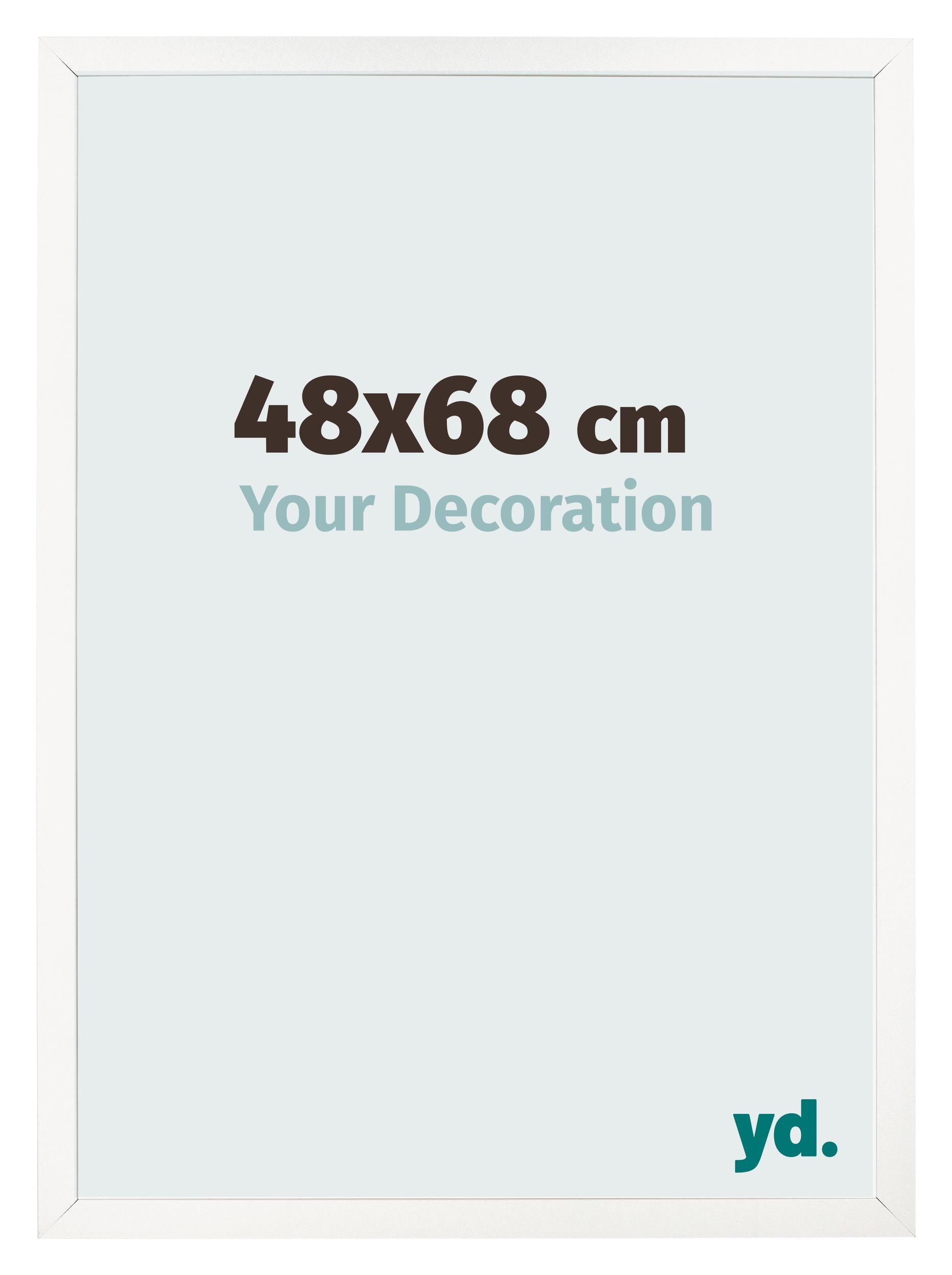 Photo Frame 48x68 cm White High Gloss MDF Bologna Front Size | Yourdecoration.com