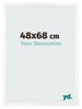 Photo Frame 48x68 cm White High Gloss MDF Bologna Front Size | Yourdecoration.com