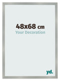 Photo Frame 48x68cm Aluminum Brushed MDF Bologna Front Size | Yourdecoration.com