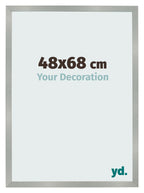 Photo Frame 48x68cm Aluminum Brushed MDF Bologna Front Size | Yourdecoration.com