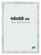 Photo Frame 48x68cm Aluminum Brushed MDF Pisa Front Size | Yourdecoration.com