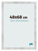 Photo Frame 48x68cm Aluminum Brushed MDF Pisa Front Size | Yourdecoration.com