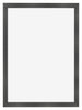 Photo Frame 48x68cm Black Silver Polished MDF Pisa Front | Yourdecoration.com