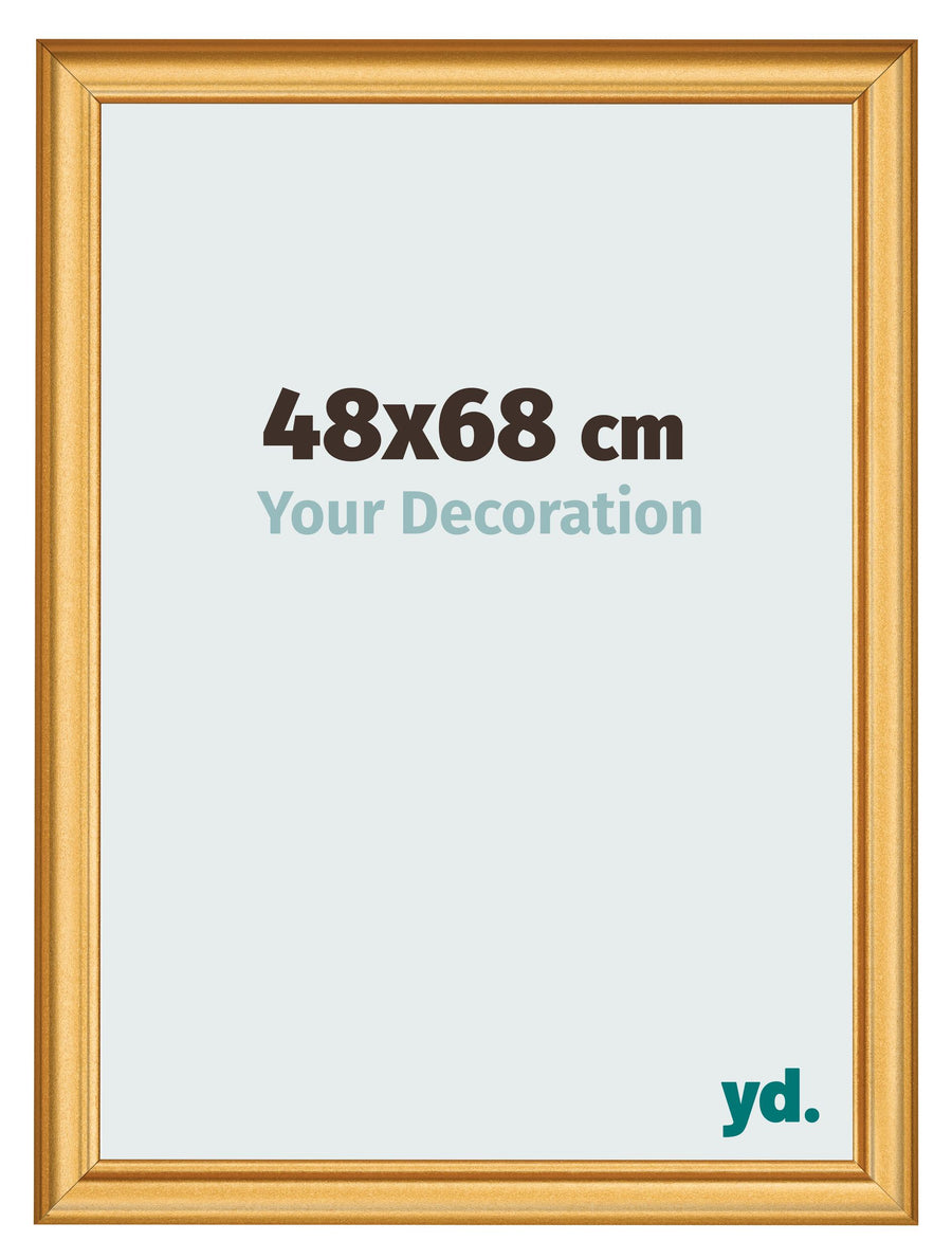 Photo Frame 48x68cm Gold Matte MDF Lazio Front Size | Yourdecoration.com