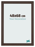 Photo Frame 48x68cm Oak Dark MDF Lazio Front Size | Yourdecoration.com