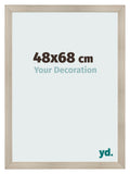 Photo Frame 48x68cm Oak Rustic MDF Pisa Front Size | Yourdecoration.com