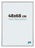 Annecy Plastic Photo Frame 48x68cm Silver Front Size | Yourdecoration.com