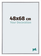 Annecy Plastic Photo Frame 48x68cm Silver Front Size | Yourdecoration.com