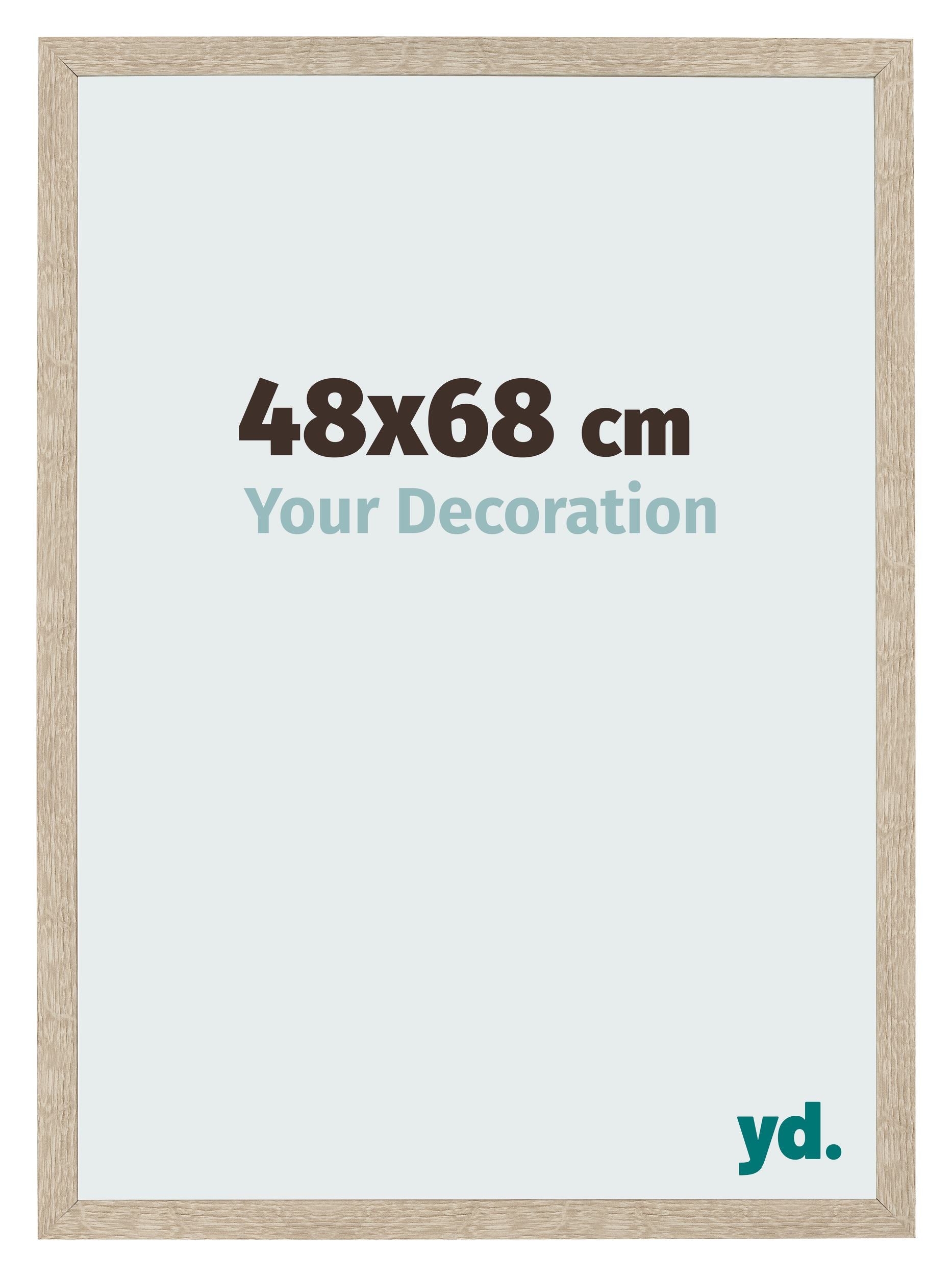 Photo Frame 48x68cm Sonoma Oak MDF Bologna Front Size | Yourdecoration.com