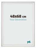 Photo Frame 48x68cm White Swept MDF Lazio Front Size | Yourdecoration.com