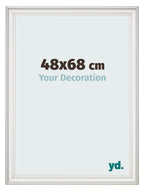 Photo Frame 48x68cm White Swept MDF Lazio Front Size | Yourdecoration.com