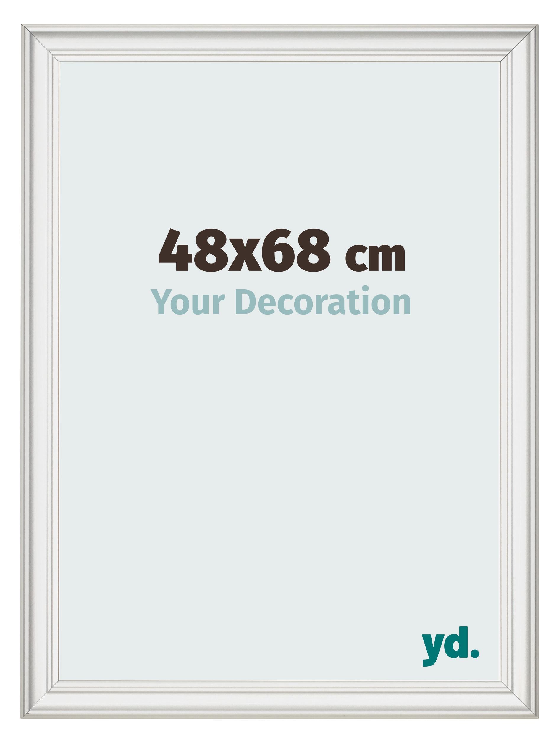 Photo Frame 48x68cm White Swept MDF Lazio Front Size | Yourdecoration.com