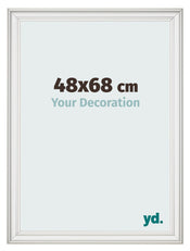 Photo Frame 48x68cm White Swept MDF Lazio Front Size | Yourdecoration.com