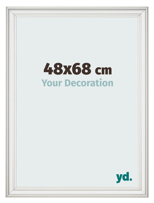 Photo Frame 48x68cm White Swept MDF Lazio Front Size | Yourdecoration.com