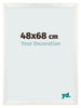 Photo Frame 48x68cm White Vintage MDF Pisa Front Size | Yourdecoration.com