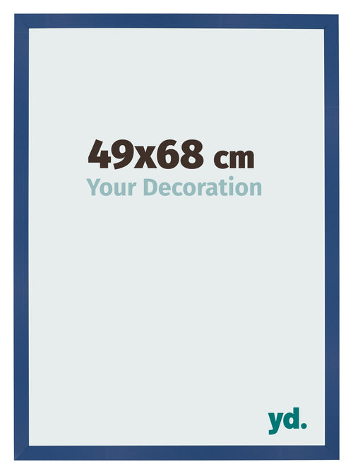 Photo Frame 49x68 cm Dark Blue MDF Bologna Front Size | Yourdecoration.com