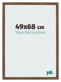 Photo Frame 49x68 cm Oak Rustic MDF Bologna Front Size | Yourdecoration.com