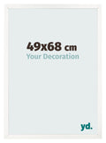 Photo Frame 49x68 cm White High Gloss MDF Bologna Front Size | Yourdecoration.com