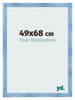 Photo Frame 49x68cm Clear Blue Swept MDF Pisa Front Size | Yourdecoration.com