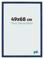Photo Frame 49x68cm Dark Blue Swept MDF Bologna Front Size | Yourdecoration.com