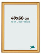 Photo Frame 49x68cm Gold Matte MDF Lazio Front Size | Yourdecoration.com
