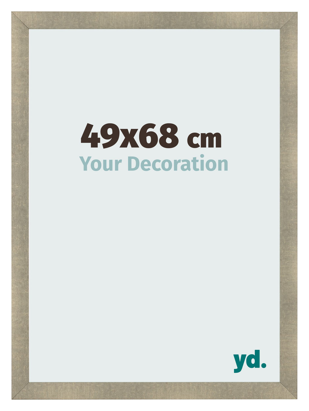 Photo Frame 49x68cm Gold Vintage MDF Pisa Front Size | Yourdecoration.com