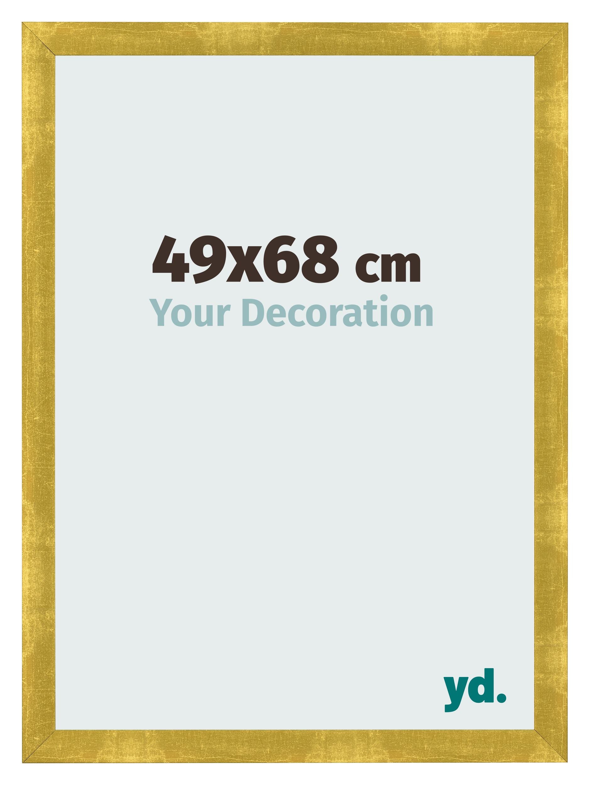 Photo Frame 49x68cm Gold Vintage MDF Pisa Front Size | Yourdecoration.com