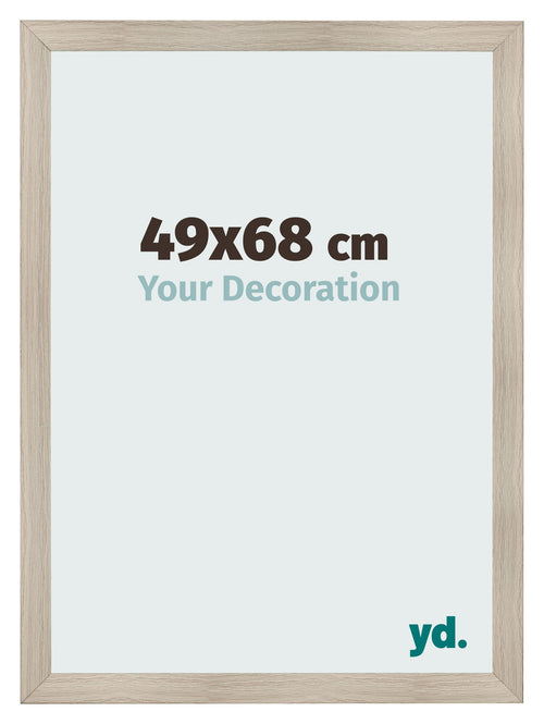 Photo Frame 49x68cm Oak Rustic MDF Pisa Front Size | Yourdecoration.com