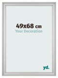 Photo Frame 49x68cm Silver Matte MDF Lazio Front Size | Yourdecoration.com