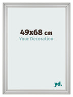 Photo Frame 49x68cm Silver Matte MDF Lazio Front Size | Yourdecoration.com