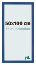 Photo Frame 50x100 cm Dark Blue MDF Bologna Front Size | Yourdecoration.com