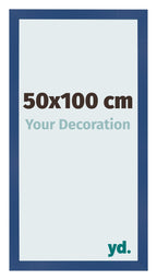 Photo Frame 50x100 cm Dark Blue MDF Bologna Front Size | Yourdecoration.com