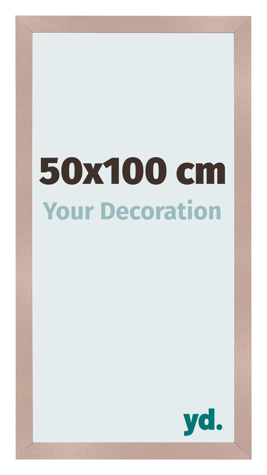 Photo Frame 50x100 cm Dusty Pink MDF Bologna Front Size | Yourdecoration.com
