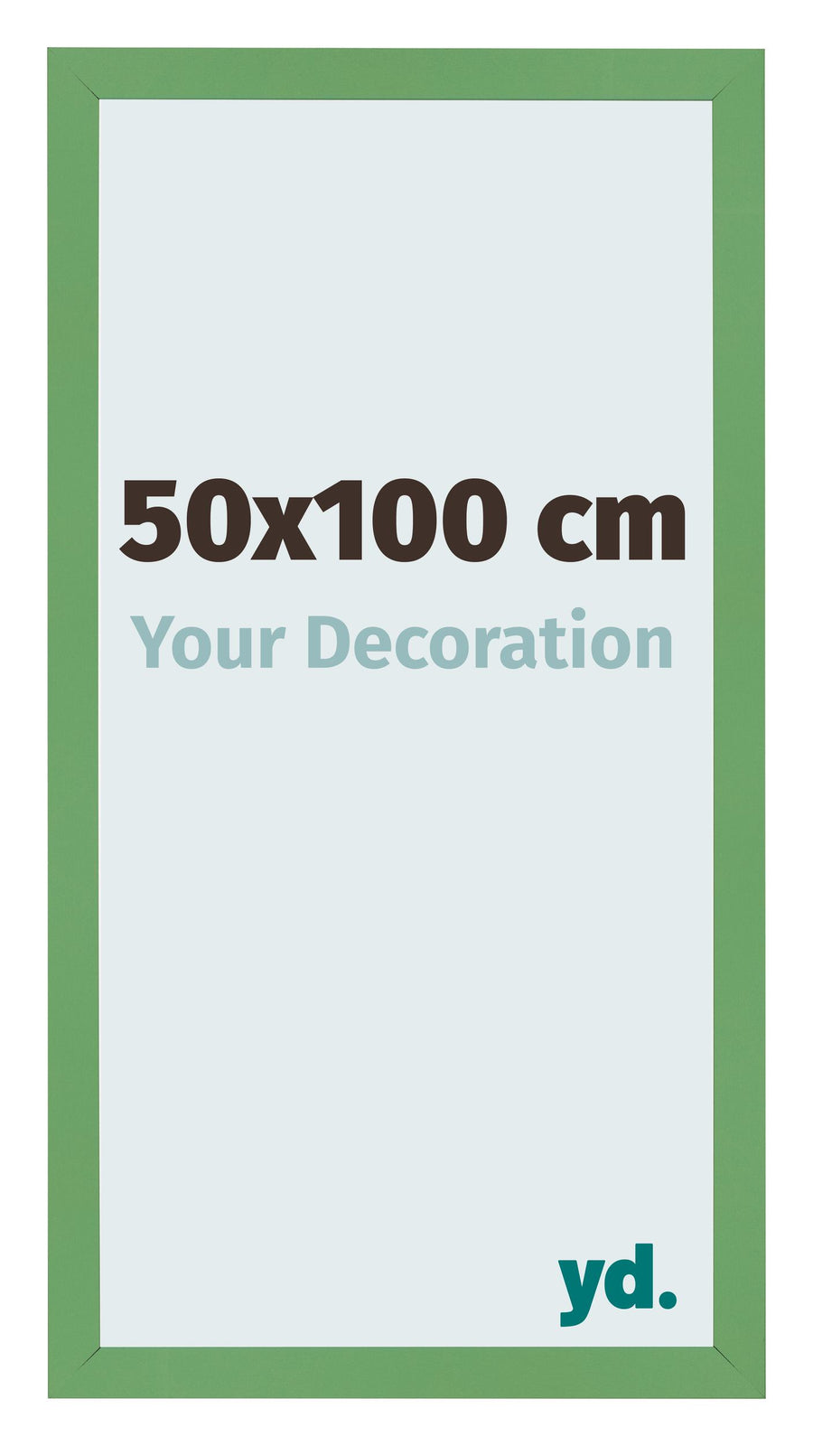 Photo Frame 50x100 cm Green MDF Bologna Front Size | Yourdecoration.com