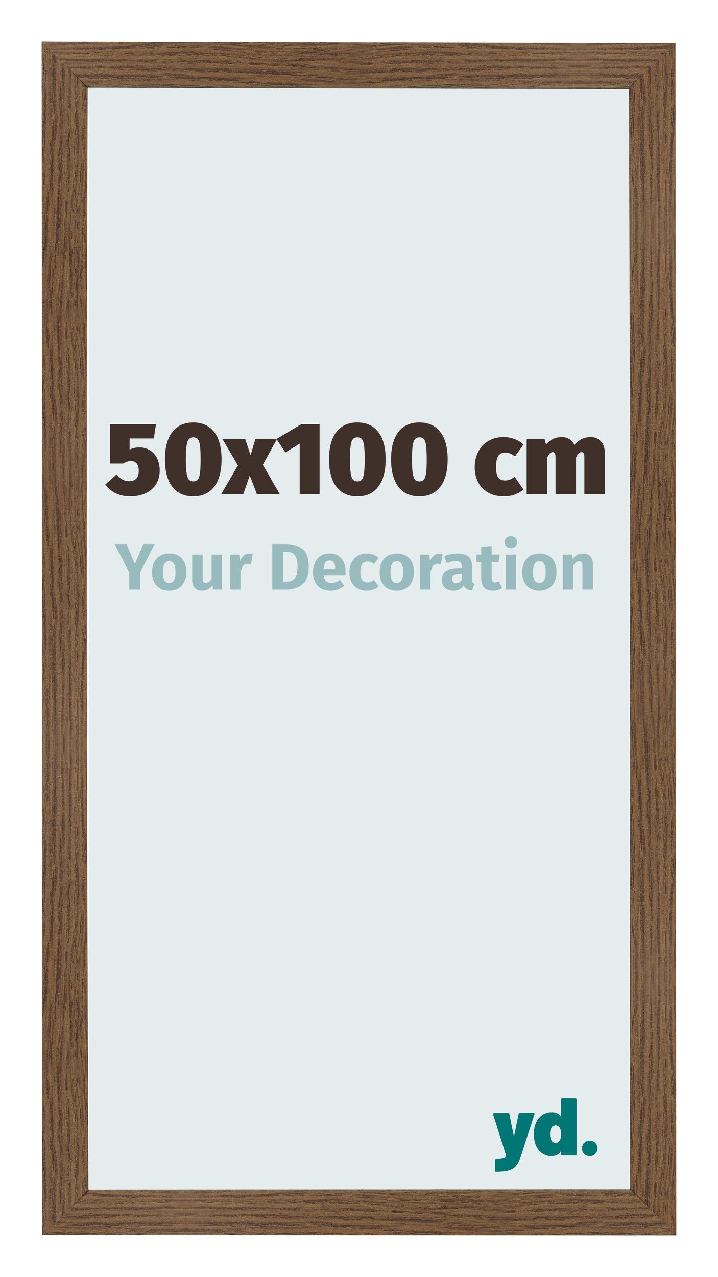 Photo Frame 50x100 cm Oak Rustic MDF Bologna Front Size | Yourdecoration.com