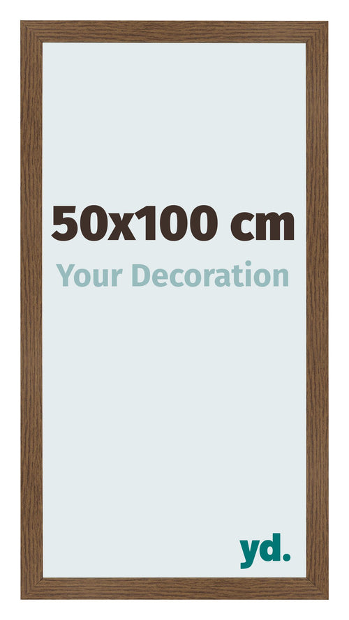 Photo Frame 50x100 cm Oak Rustic MDF Bologna Front Size | Yourdecoration.com