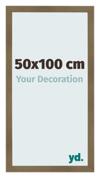 Photo Frame 50x100cm Bronze Design MDF Bologna Front Size | Yourdecoration.com