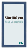 Photo Frame 50x100cm Dark Blue Swept MDF Pisa Front Size | Yourdecoration.com