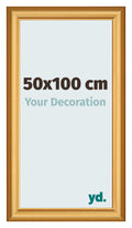 Photo Frame 50x100cm Gold Matte MDF Lazio Front Size | Yourdecoration.com
