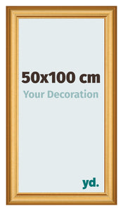 Photo Frame 50x100cm Gold Matte MDF Lazio Front Size | Yourdecoration.com
