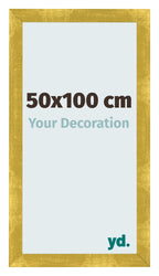 Photo Frame 50x100cm Gold Vintage MDF Pisa Front Size | Yourdecoration.com