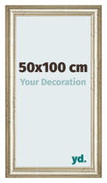 Photo Frame 50x100cm Metallic Gloss MDF Lazio Front Size | Yourdecoration.com