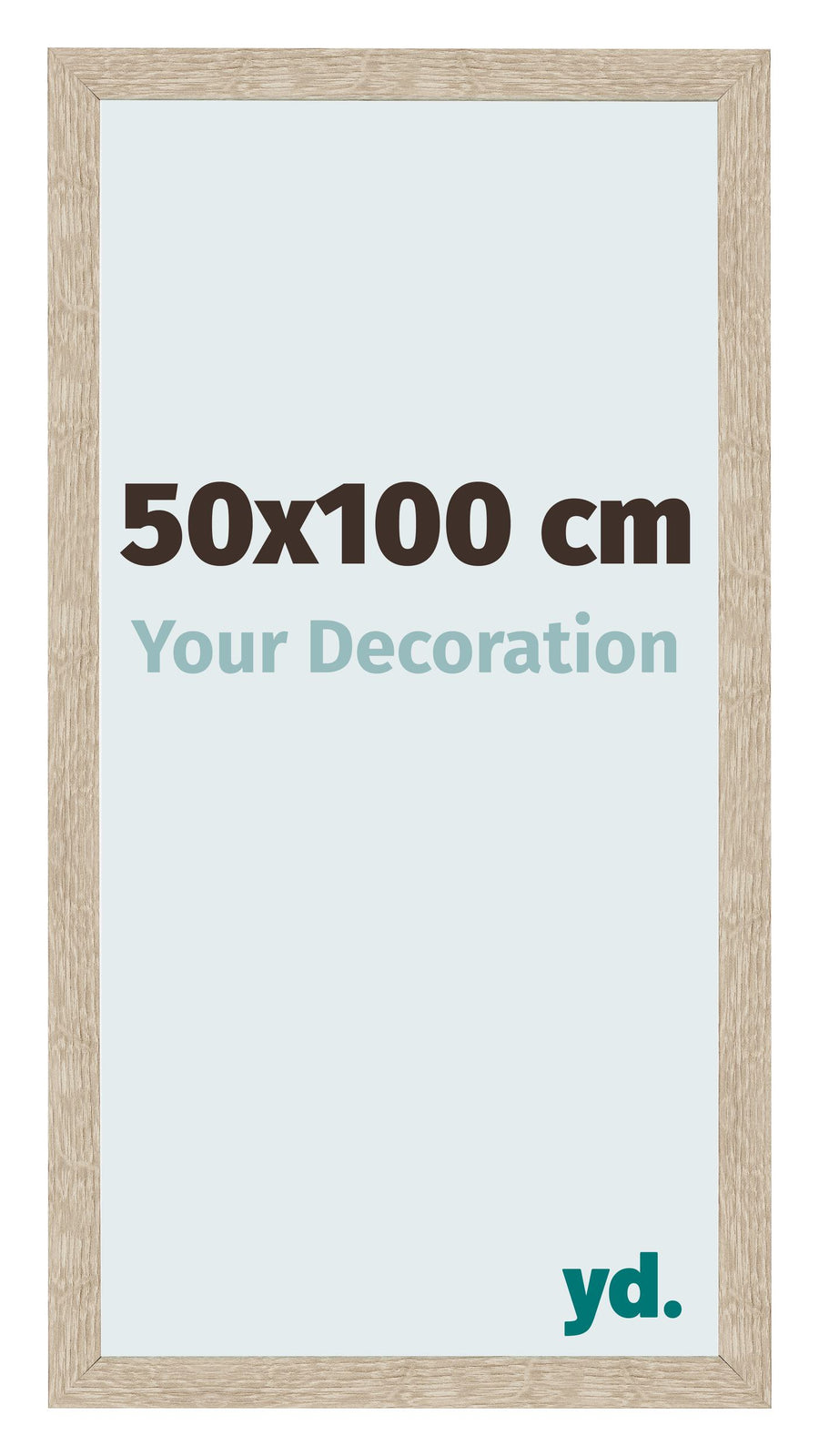 Photo Frame 50x100cm Sonoma Oak MDF Bologna Front Size | Yourdecoration.com