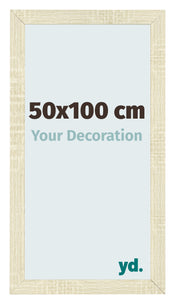 Photo Frame 50x100cm Sonoma Oak MDF Pisa Front Size | Yourdecoration.com