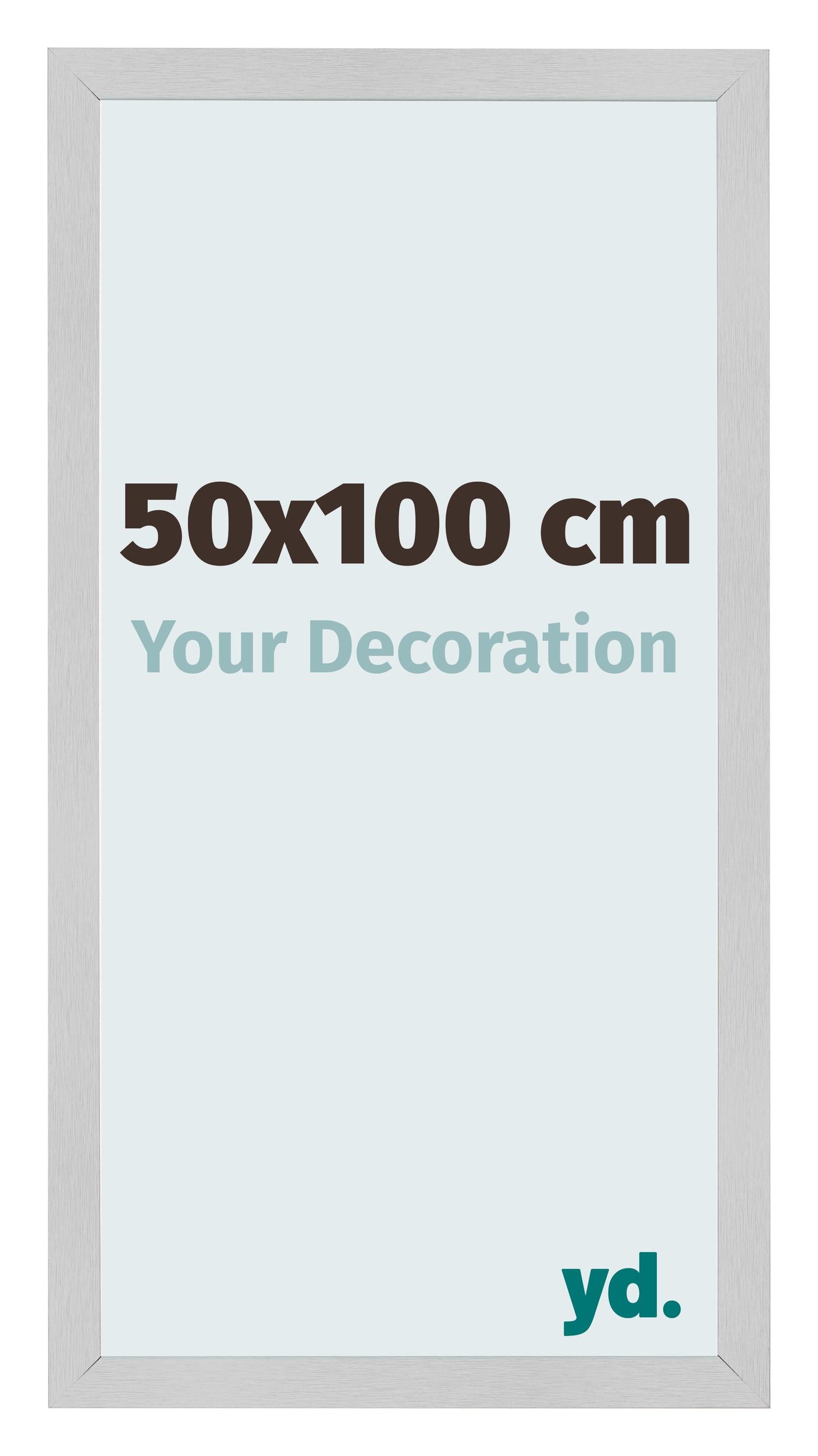 Photo Frame 50x100cm Stainless Steel MDF Bologna Front Size | Yourdecoration.com
