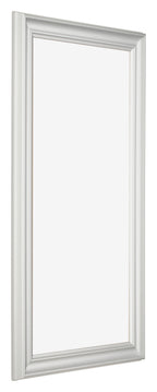 Photo Frame 50x100cm White Swept MDF Lazio Front Oblique | Yourdecoration.com