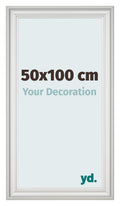 Photo Frame 50x100cm White Swept MDF Lazio Front Size | Yourdecoration.com