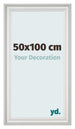 Photo Frame 50x100cm White Swept MDF Lazio Front Size | Yourdecoration.com