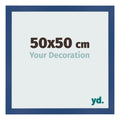 Photo Frame 50x50 cm Dark Blue MDF Bologna Front Size | Yourdecoration.com
